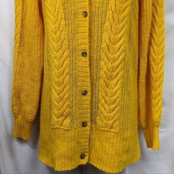 Just Female Mohair/Wool Blend Potter Cardigan Sz XS - Picture 4 of 11